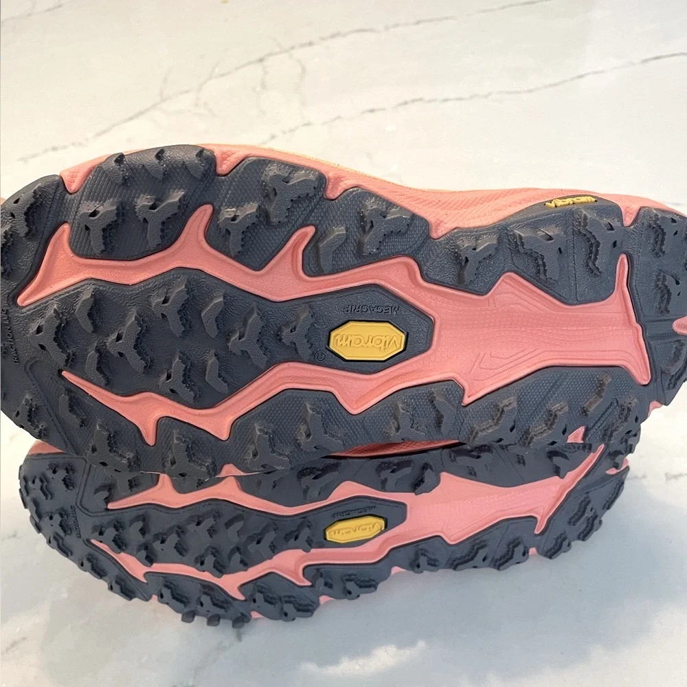 Hoka Brown and Orange Athletic Shoes - Picture 9 of 10